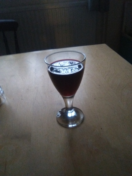 To have a glass of wine now ?