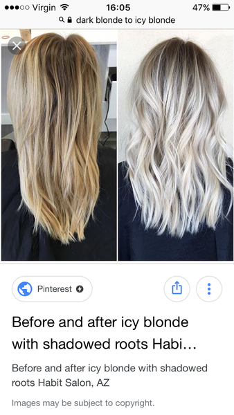 Can I go icy blonde?