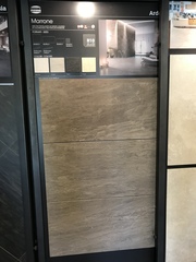 Is this tile too brown for a bathroom?