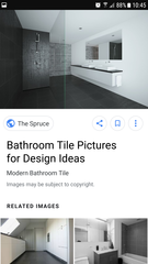 New modern bathroom...tile down to floor or re-fit the skirting boards?