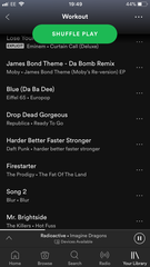 To ask for your motivational running songs?
