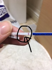 Embarrassing post...can anyone see a faint line here? It's driving me mad!