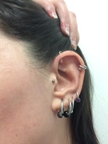 Second hole ear piercings - thoughts??