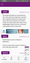 Evidence of misandry on Feminist chat.