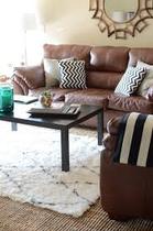 If you have a carpet in your living room what colour is it?