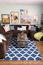 If you have a carpet in your living room what colour is it?