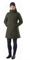 Which style of coat looks better when you have a large behind?
