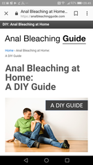 Anal bleaching