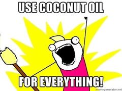 To talk about the wonders of coconut oil.