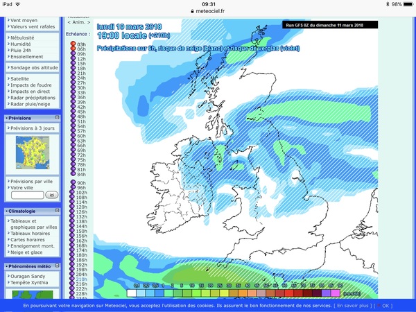 Snow and Ice watch - March 2018