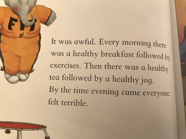 To refuse to read this book to DD aged 4?
