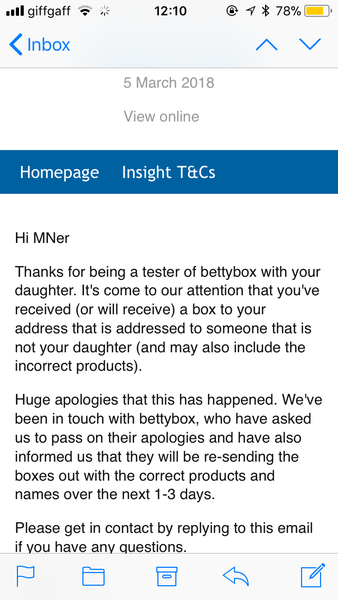 Would you like to test Pink Parcel and bettybox with your daughter? NOW CLOSED