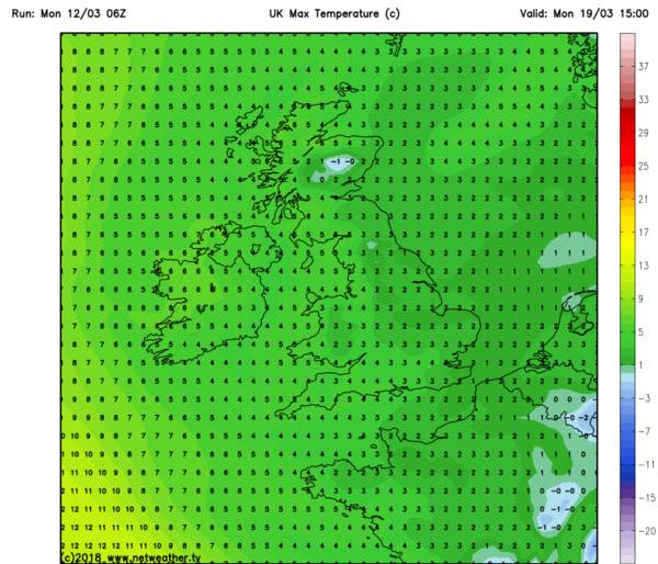 Snow and Ice watch - March 2018