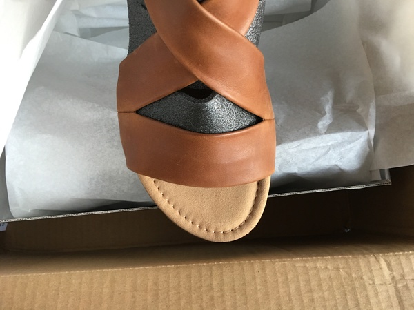 How much space at front of sandals?