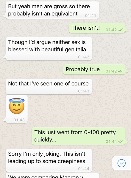 Is this creepy?