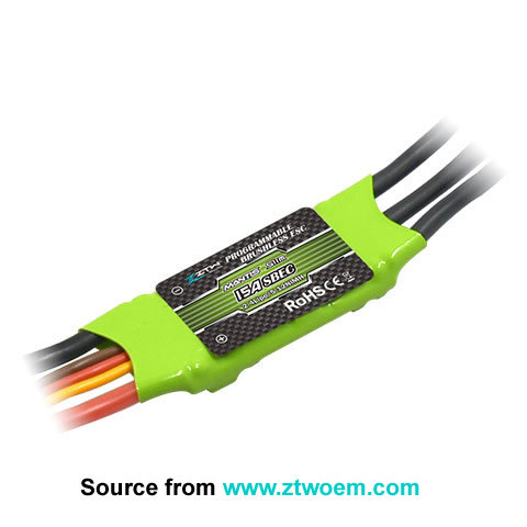 ZTW Mantis Series 45A SBEC 5A Brushless ESC For RC Airplanes & Helicopters