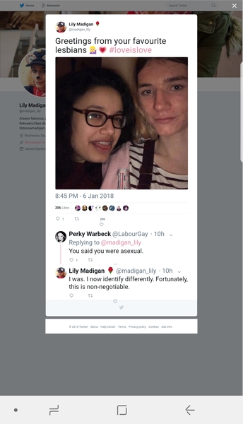 Madigan wants to be searched by a woman