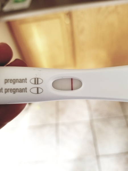 4 min after preg test pos or neg