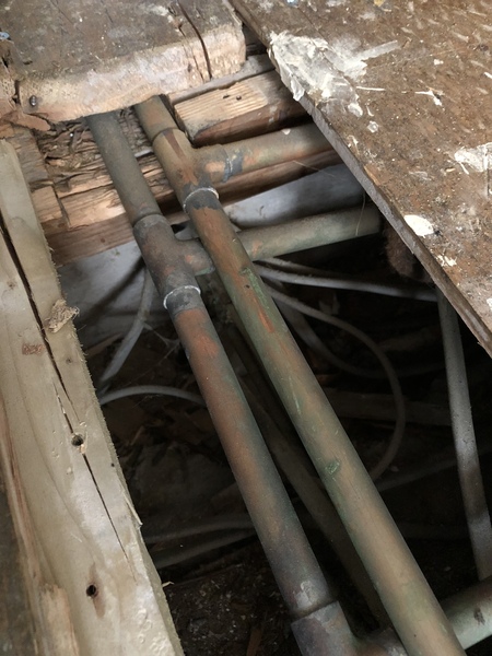 Upstairs floorboards
