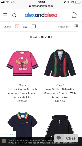 To think the cheaper the kids clothes the more gendered the clothing?
