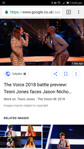 The voice UK - Tesni's dress