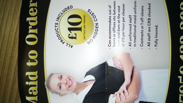 "all uniformed staff in traditional maid uniform"