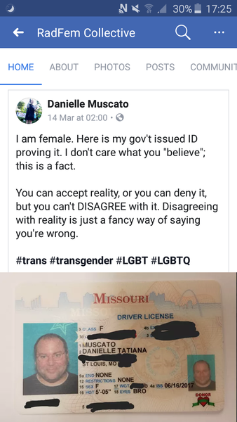 If I wanted to iD as a man  - questions from working through the steps on Self-iD....