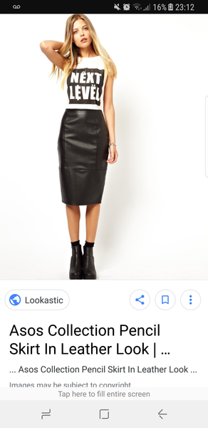 What should I wear with my new leather skirt?