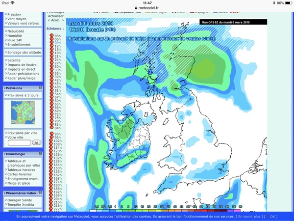 Snow and Ice watch - March 2018