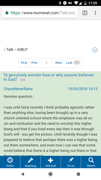 To genuinely wonder how or why anyone believes in God?