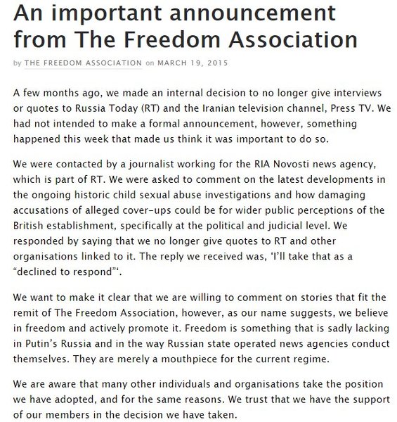 Westminstenders: From Russia with Love