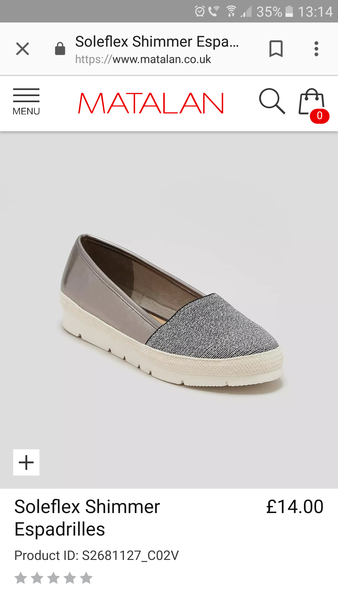Metallic espadrilles