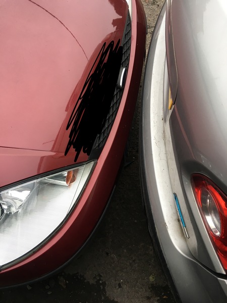 Parking too close