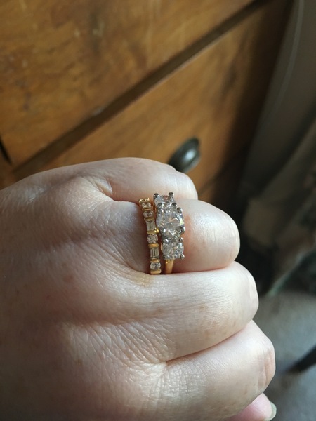 Fake engagement ring