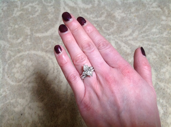 Quiet snow day here-show me your engagement rings!