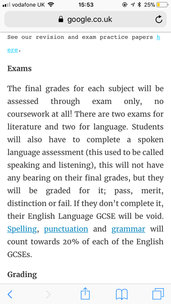 Not like her- GCSEs