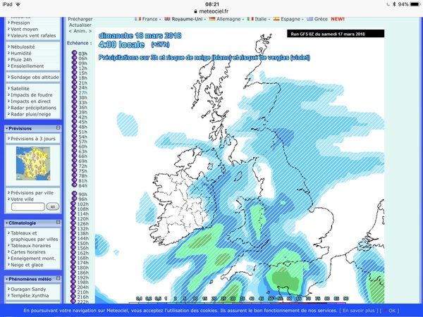 Snow and Ice watch - March 2018