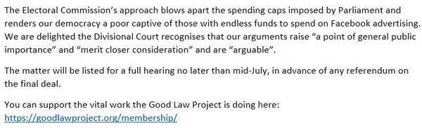 Westminstenders: Exit 2020 Vision