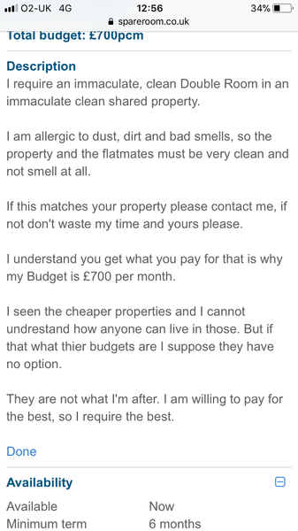To wonder if this is the most greedy Freecycle post ever