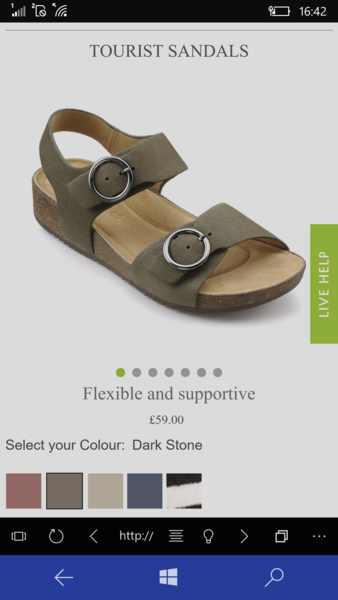Sandals - cool but also comfortable