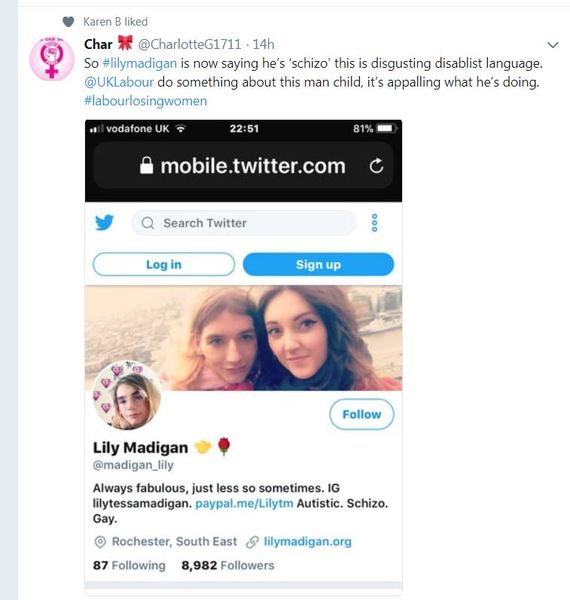 Lily Madigan Blocklist