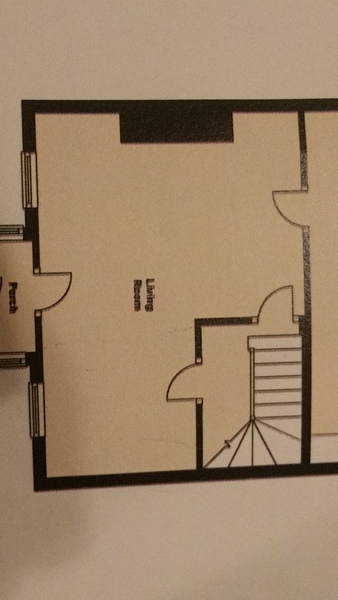Help with awkward shaped living room