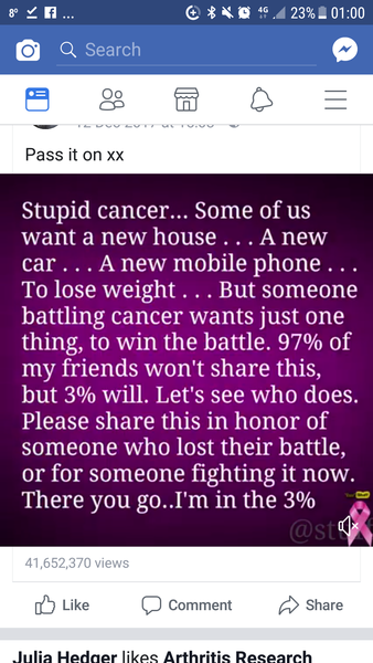 to find these types of Facebook posts really offensive?