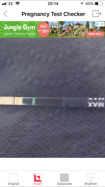 Faint positive or Evap?