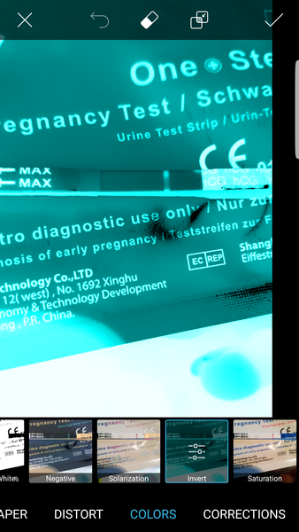Faint positive or Evap?