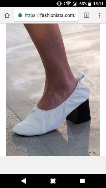 M&S high-cut flats, I'm unsure....