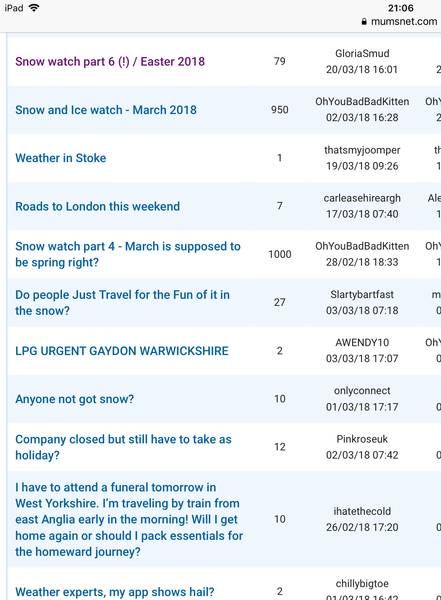 To think Mumsnet is OBSESSED