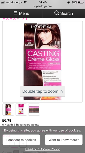 If I colour my hair with castings plum 316 instead of casting chocolate truffle 515, will it come out darker ?