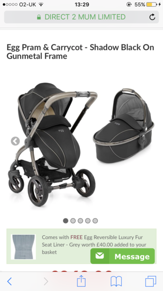Arguments over pink pram!