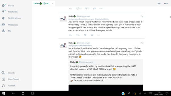 Remember the Girlguides thread? We have our first success!